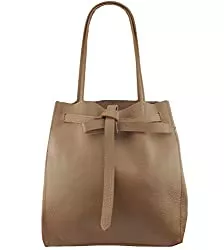 Freyday Taschen & Rucksäcke Freyday Damen Echtleder Shopper mit Innentasche in vielen Farben Schultertasche Henkeltasche HS01