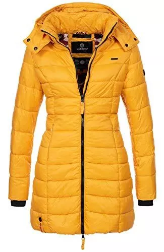 MARIKOO Jacken MARIKOO Herbst Winter Übergangs Steppmantel Jacke Mantel gesteppt B603
