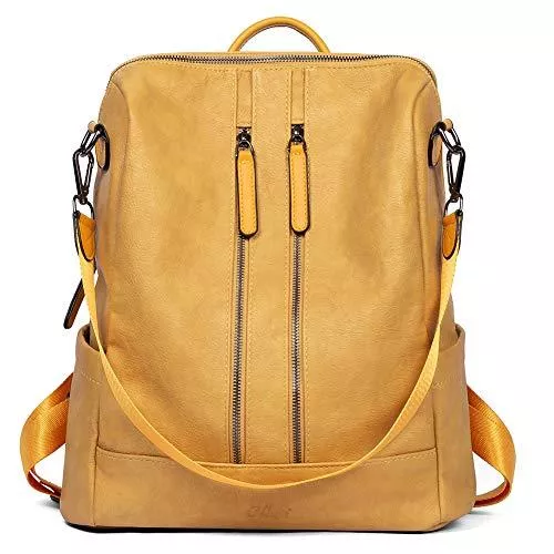 CLUCI Taschen & Rucksäcke CLUCI Rucksack Damen Leder Mode Schultertasche Elegant Große Reiserucksack Leichter Tasche für Frauen 2 in 1